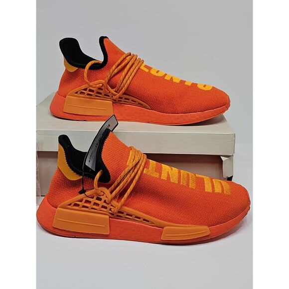Adidas HU NMD “Bright Orange” Sz 12.5 Pre-owned EXCELLENT CONDITION main image 5